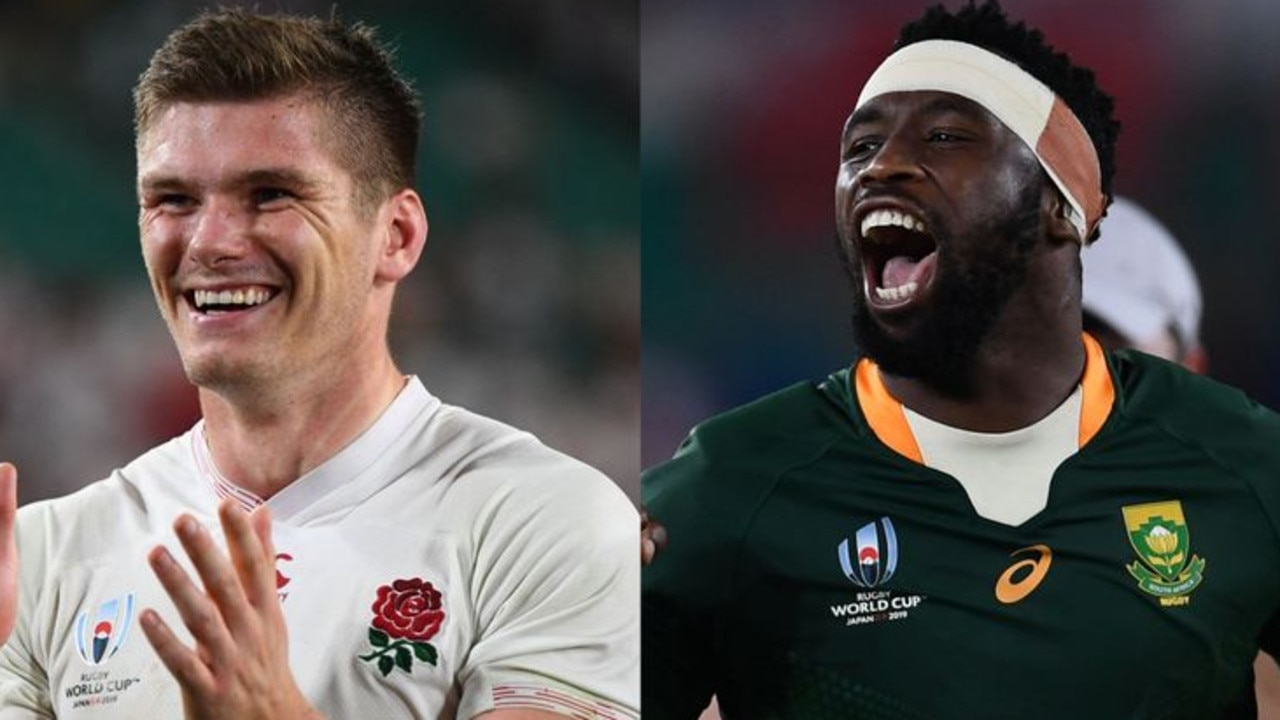 Owen Farrell and Siya Kolisi.