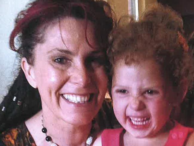 Grandma Belinda Valentine with Chloe Valentine, who died of neglect while in the care of her mother Ashley Polkinghorne and her partner Ben McPartland, in January 2012