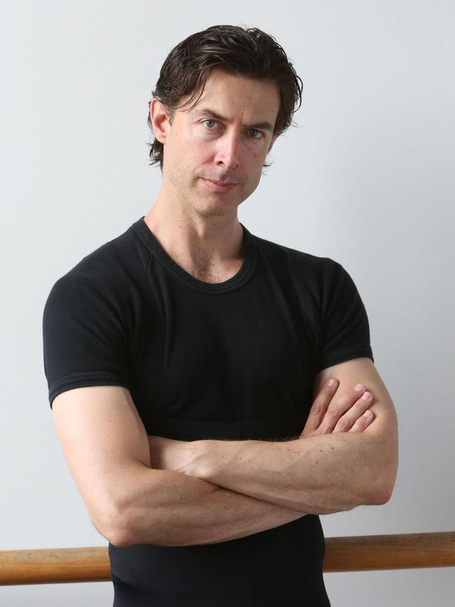 Principal dancer Matthew Lawrence says a lot of sportsmen practice ballet for strength.