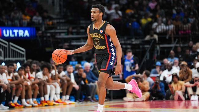 Bronny James was once listed as a top 10 selection. Alex Bierens de Haan/Getty Images/AFP