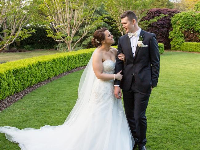 The number of weddings on the Central Coast has dropped over the past two years. Picture: Kim Vernon Photography