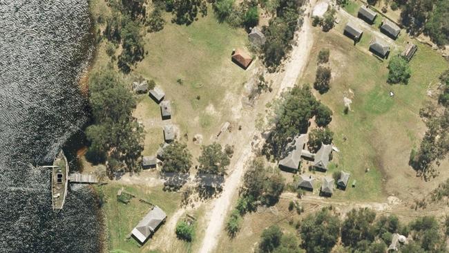 An aerial view of the Old Sydney Town site. Picture: News Corp Australia 