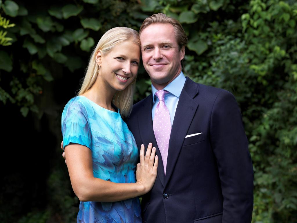 Lady Gabriella Kingston and Thomas Kingston. Picture: Alexandra Diez de Rivera/ Buckingham Palace/ Handout via Getty Images