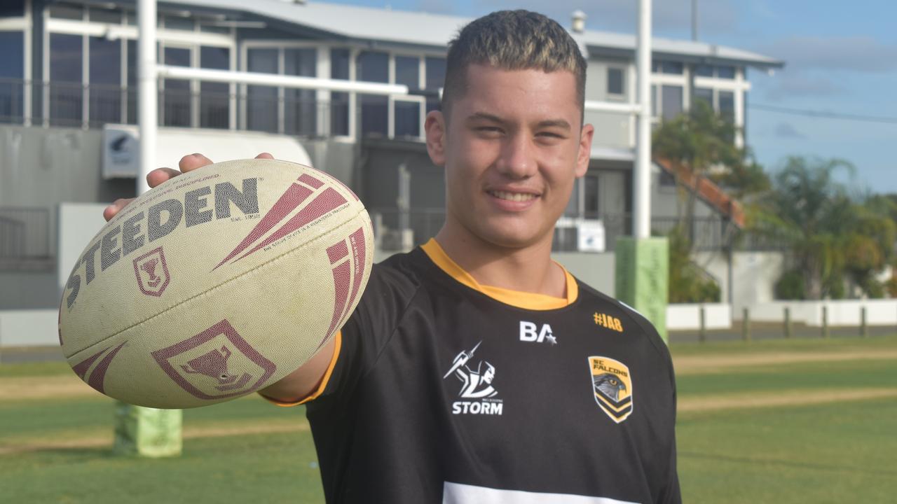 Sunshine Coast Falcons Mal Meninga Cup player for 2023, Mason Kira. Picture: Eddie Franklin