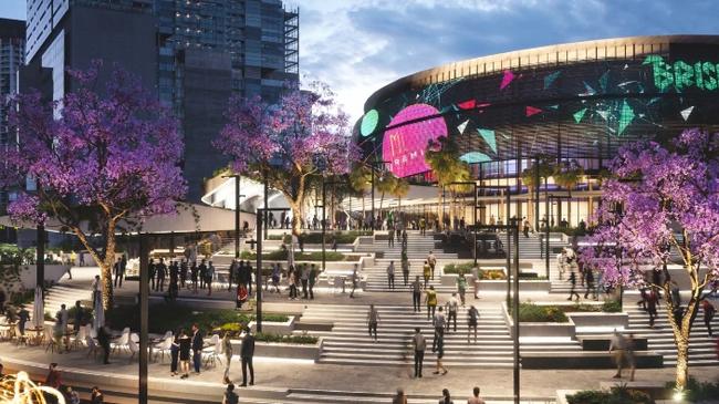 Concept drawings for Brisbane Live at Roma Street, as part of the Cross River Rail project.