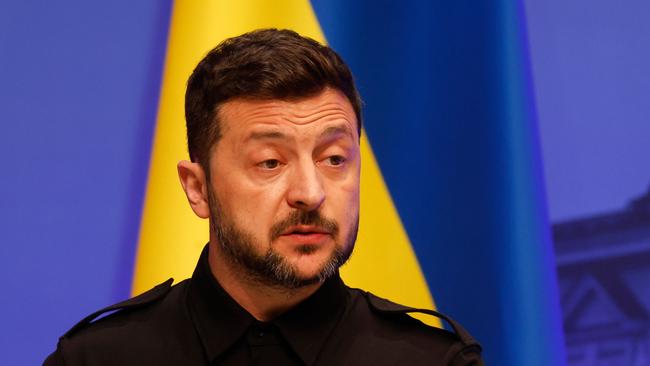 The order to destroy the warplanes had come directly from President Volodymyr Zelensky. Picture: Petras Malukas / AFP