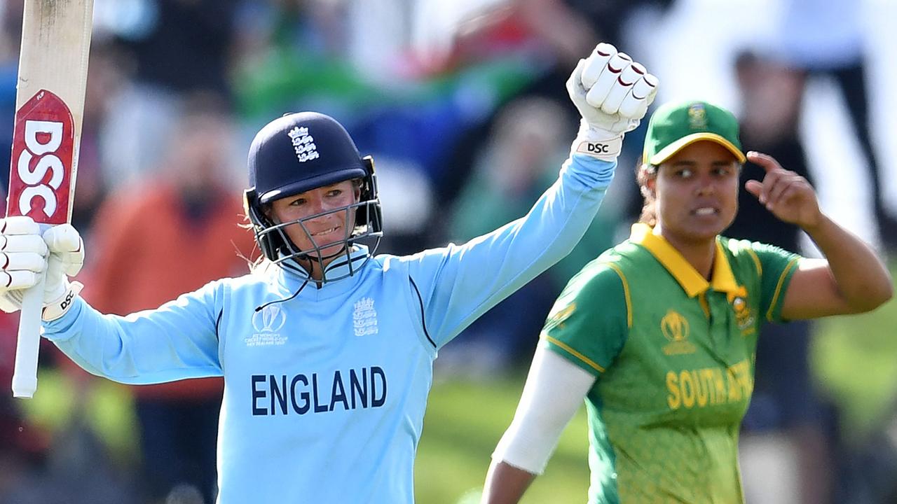 England's Danni Wyatt century against South Africa at Haley Oval in Christchurch helped her nation into a sixth World Cup final. Photo: AFP