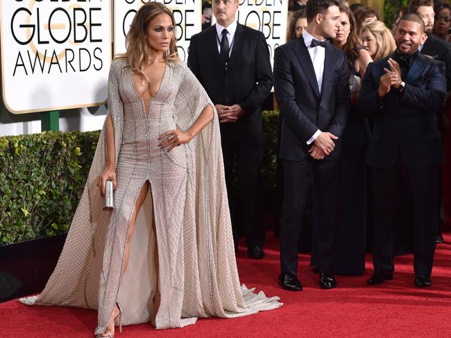 Jennifer Lopez smoulders at the 72nd annual Golden Globe Awards at the Beverly Hilton Hotel.