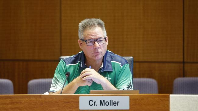 Cairns Regional Council Division 1 councilor Brett Moller didn’t accept Mayor Amy Eden’s appraisal of the Cairns budget. Picture: Brendan Radke