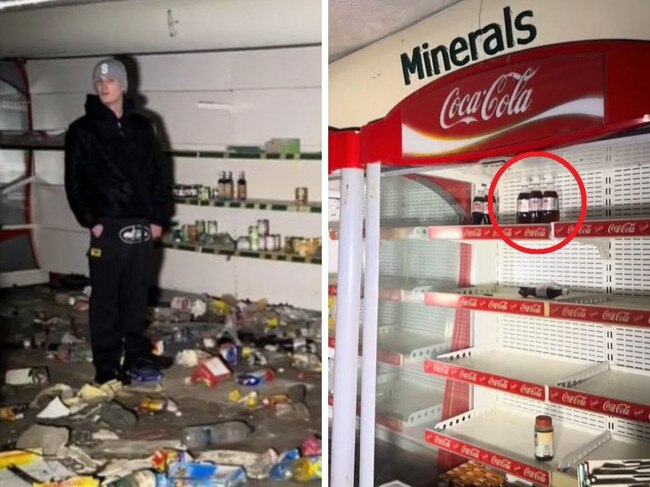 Mates’ wild discovery inside abandoned shop