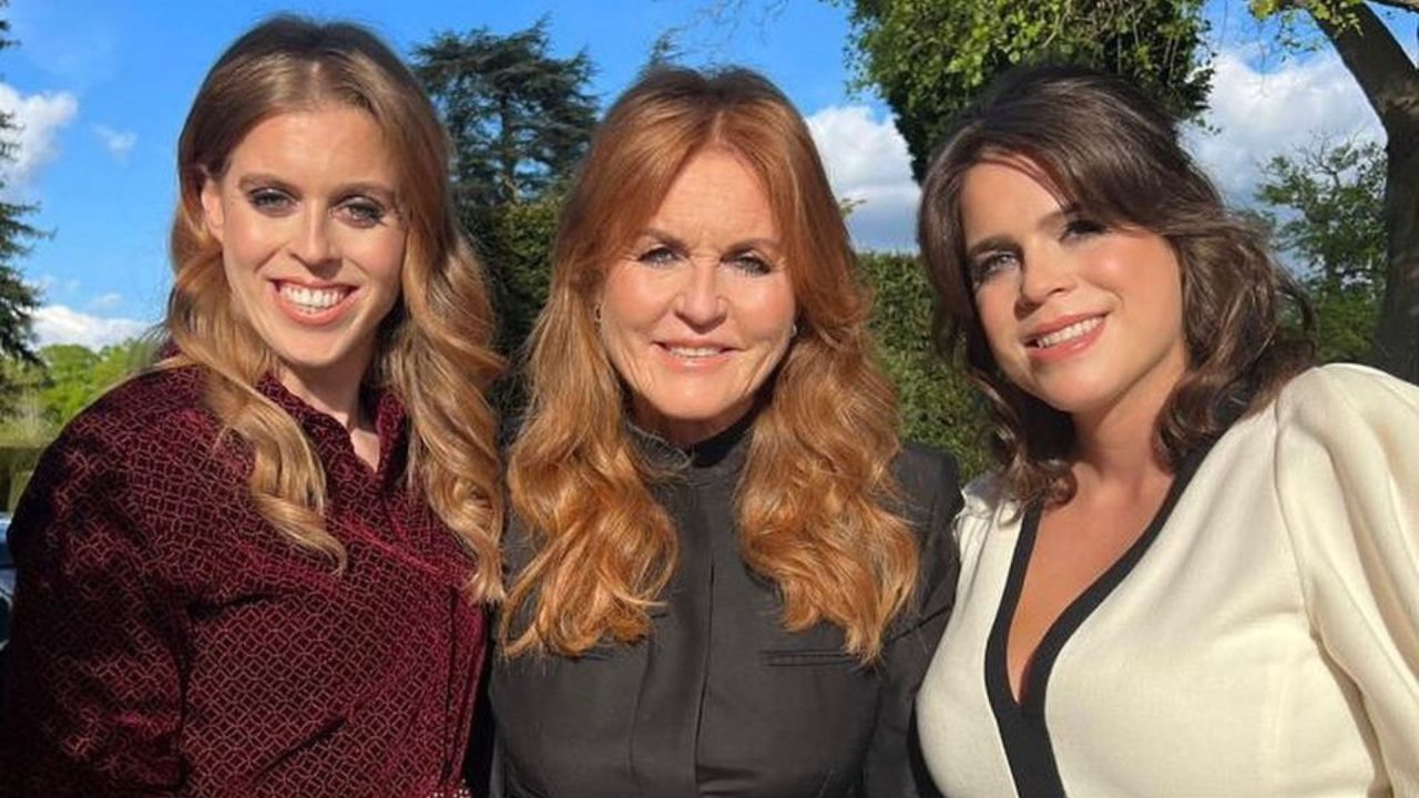 Sarah is recovering with daughters Princess Beatrice and Princess Eugenie by her side. Image: Instagram