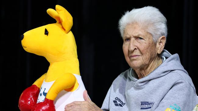 Dawn Fraser is recovering after a nasty fall at her Noosa home. (Photo by Quinn Rooney/Getty Images)