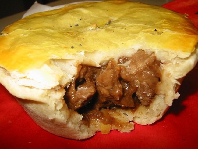 A hungry offender allegedly stole a meat pie after being thrown out of a pub on Saturday night.