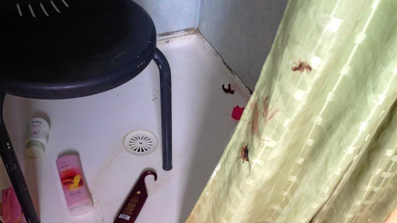 HORRIFIC MESS: Owner Kathy Beerens was horrified with what she found in her once-tidy little town house. Picture: Kathy Beerens