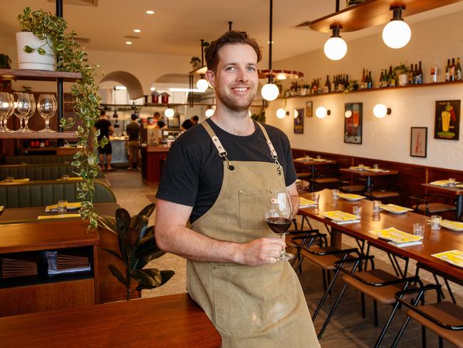 Anchovy Bandit Co founder Alex Bennett at his restaurant in Prospect on November 10, 2020. Picture Matt Turner.