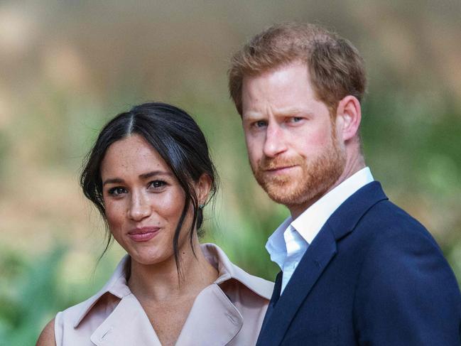 Britain's Prince Harry and Meghan. Picture: Michele Spatari/AFP