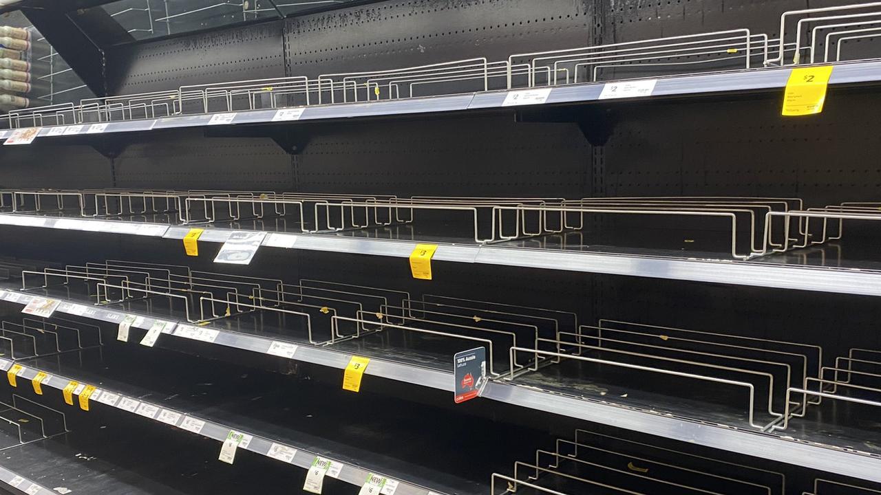 Australia’s major supermarkets are struggling to keep residents fed in flooded areas.