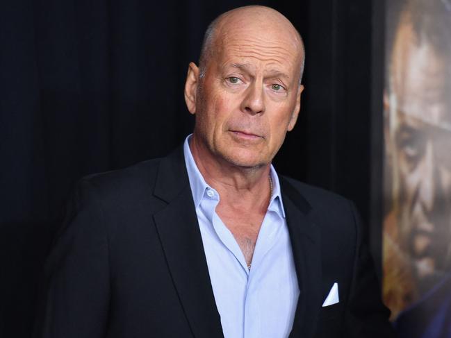 US actor Bruce Willis has untreatable dementia, his family has revealed. Picture: AFP