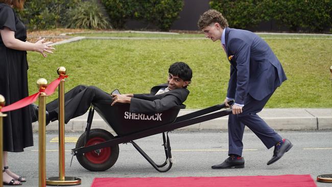 Shree and Joel at the Caloundra Christian College formal 2024