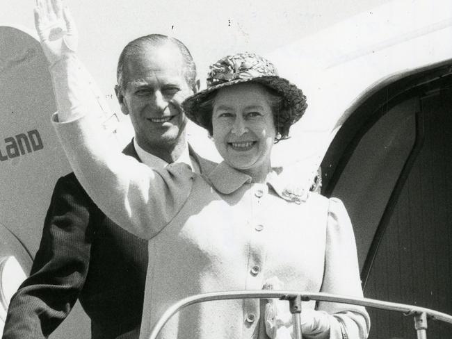 Queen Elizabeth II in Adelaide during an Australian royal visit in 1981.