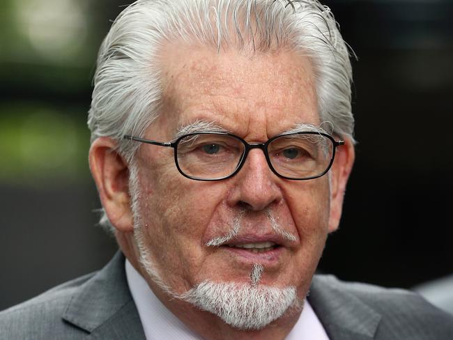 Rolf Harris, 86, has pleaded not guilty to the charges, which allege he committed the offences over a period spanning 30 years. Picture: Dan Kitwood/Getty Images