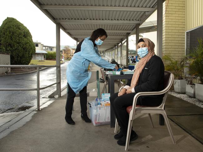 Rapid antigen testing is already being used in aged care homes. Photo: Chris Pavlich