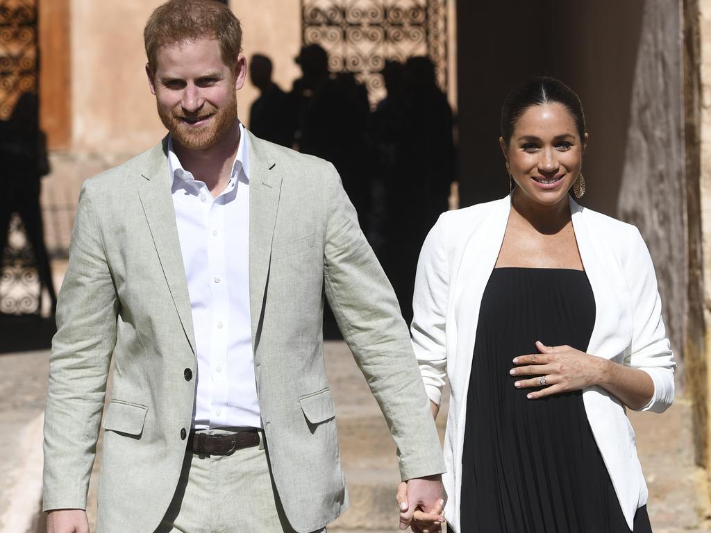 US bound? Britain's Prince Harry and Meghan, Duchess of Sussex. Picture: AP