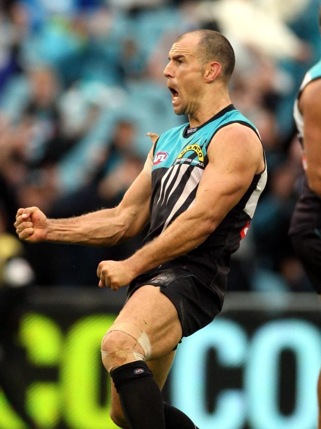 Tredrea during his playing days with Port Adelaide.