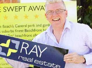 Greg Allan from Ray Real Estate celebrates the $2 million in property sales secured over Christmas. 