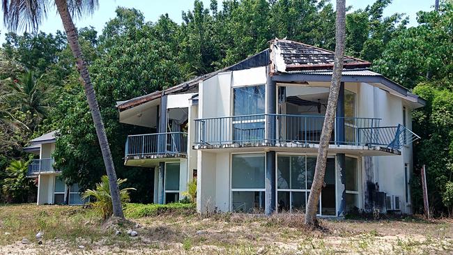 Damaged buildings on Dunk Island resort which has been closed since it was battered by Cylone Yasi and Cyclone Larry. PICTURE: ANNA ROGERS