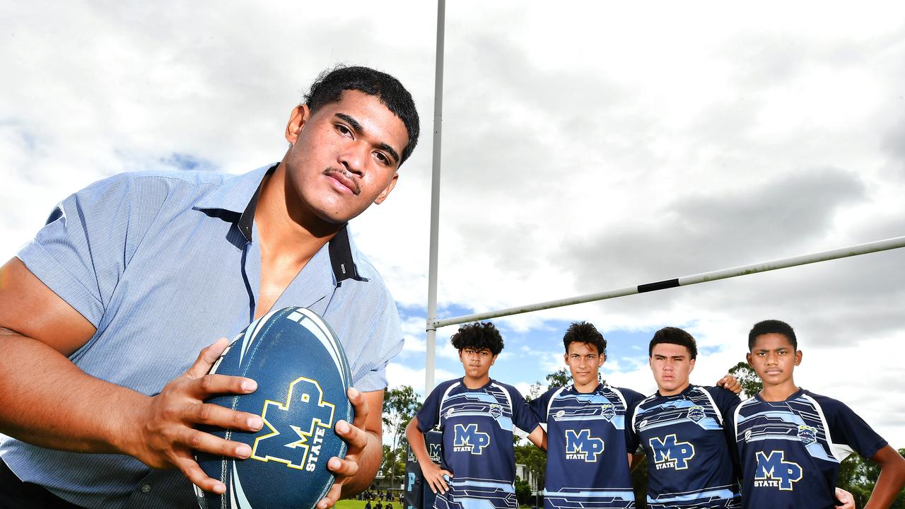 Alex Leapai had a big season for Mabel Park SHS.. Picture, John Gass