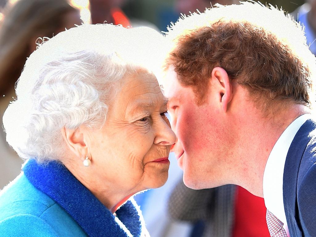 Prince Harry told the Queen she’d be with Philip when he visited her deathbed. Picture: Julian Simmonds – WPA Pool / Getty Images