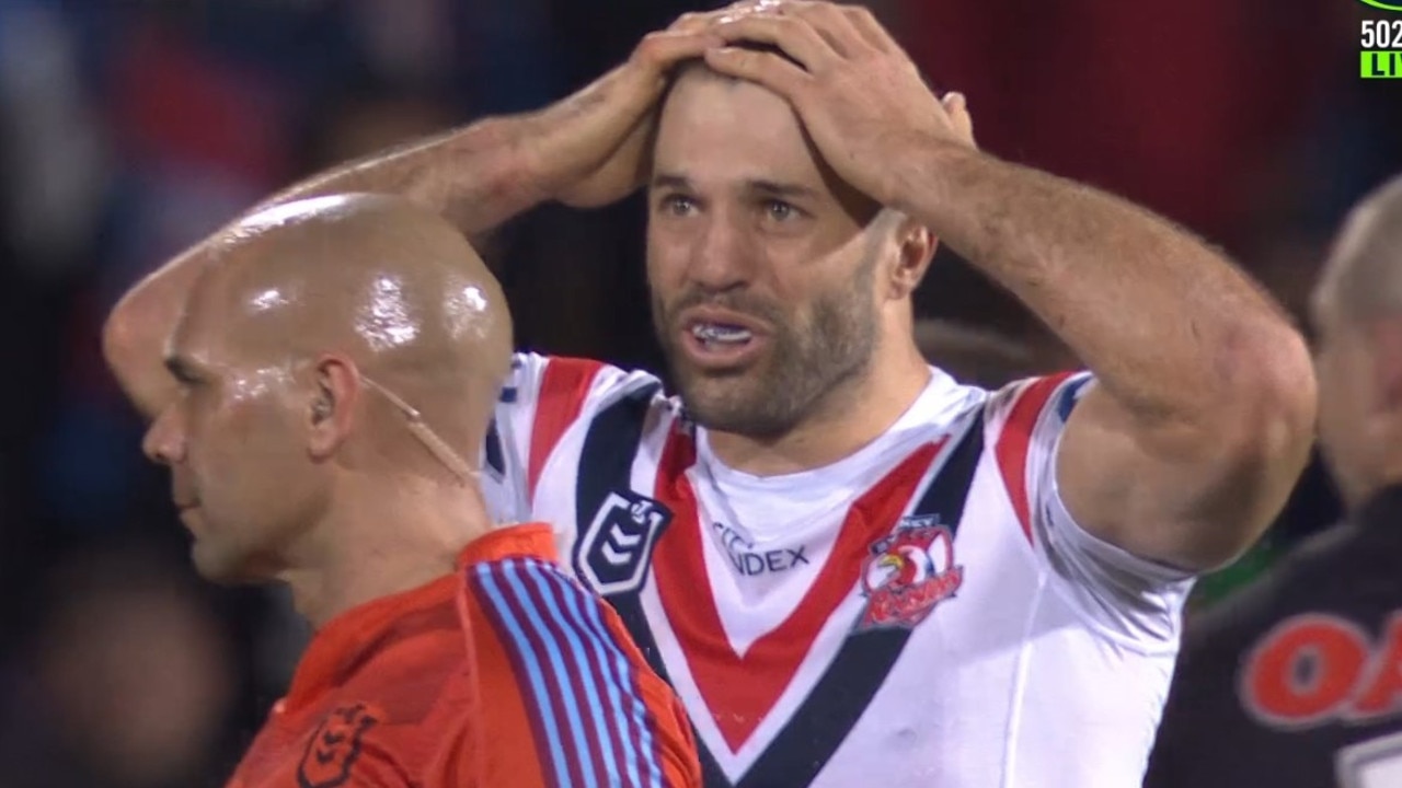 Tedesco was in disbelief. Photo: Fox Sports