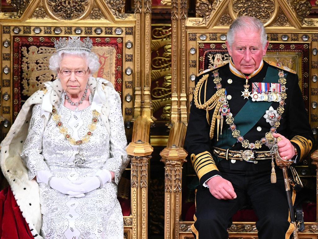 The Queen and Prince Charles during the State Opening of Parliament at the Palace of Westminster on October 14, 2019. Picture: Paul Edwards – WPA Pool/Getty Images.