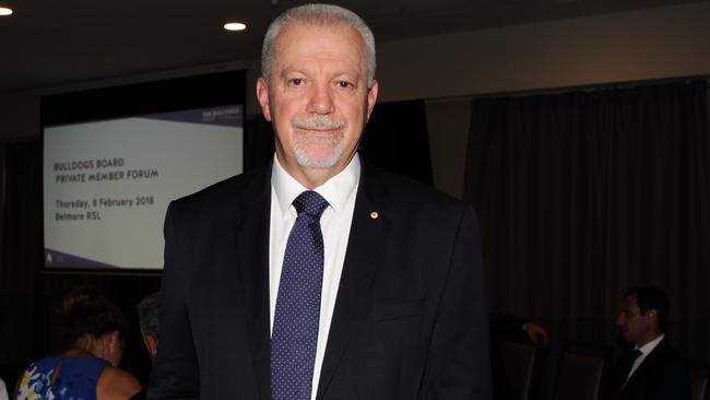 Pictured is George Peponis at the Canterbury NRL board Q &amp; A held at Club Belmore in Belmore. Picture: Christian Gilles