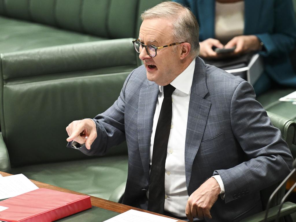 Albo’s got some troubles on the home front. Picture: NewsWire / Martin Ollman