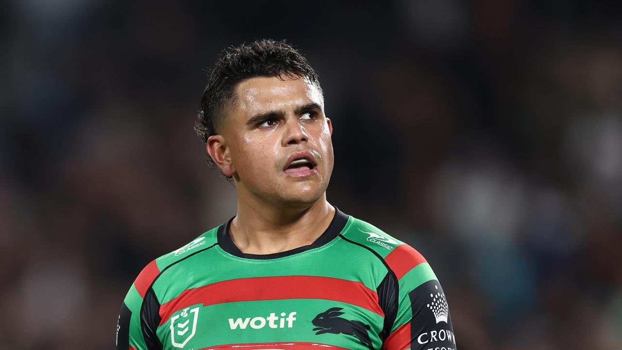 Latrell Mitchell took a huge injury risk by taking part in the Koori knockout. Picture: Matt King/Getty Images