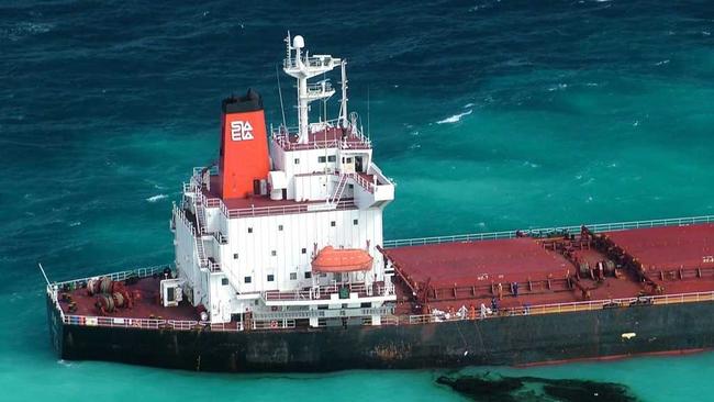 Chinese oil tanker Shen Neng 1 crashed into the Douglas Shoal near Gladstone more than five years ago.