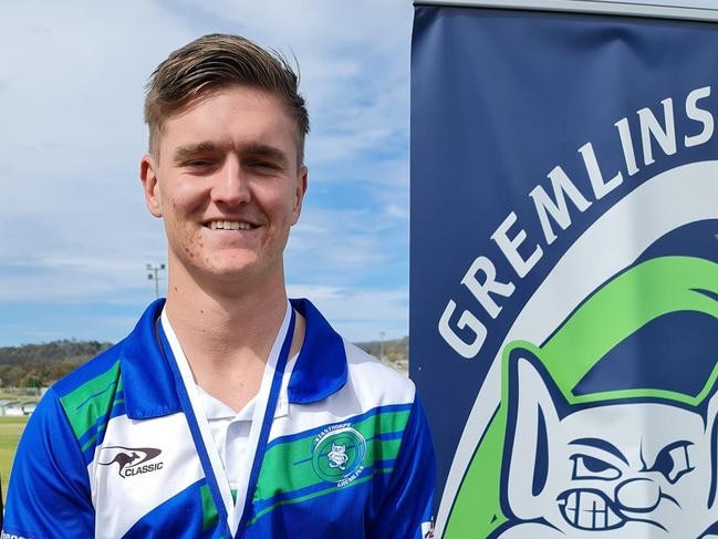 Stanthorpe Gremlins star fullback Jake Burnell was awarded player of the year for 2022. (Photo: supplied)