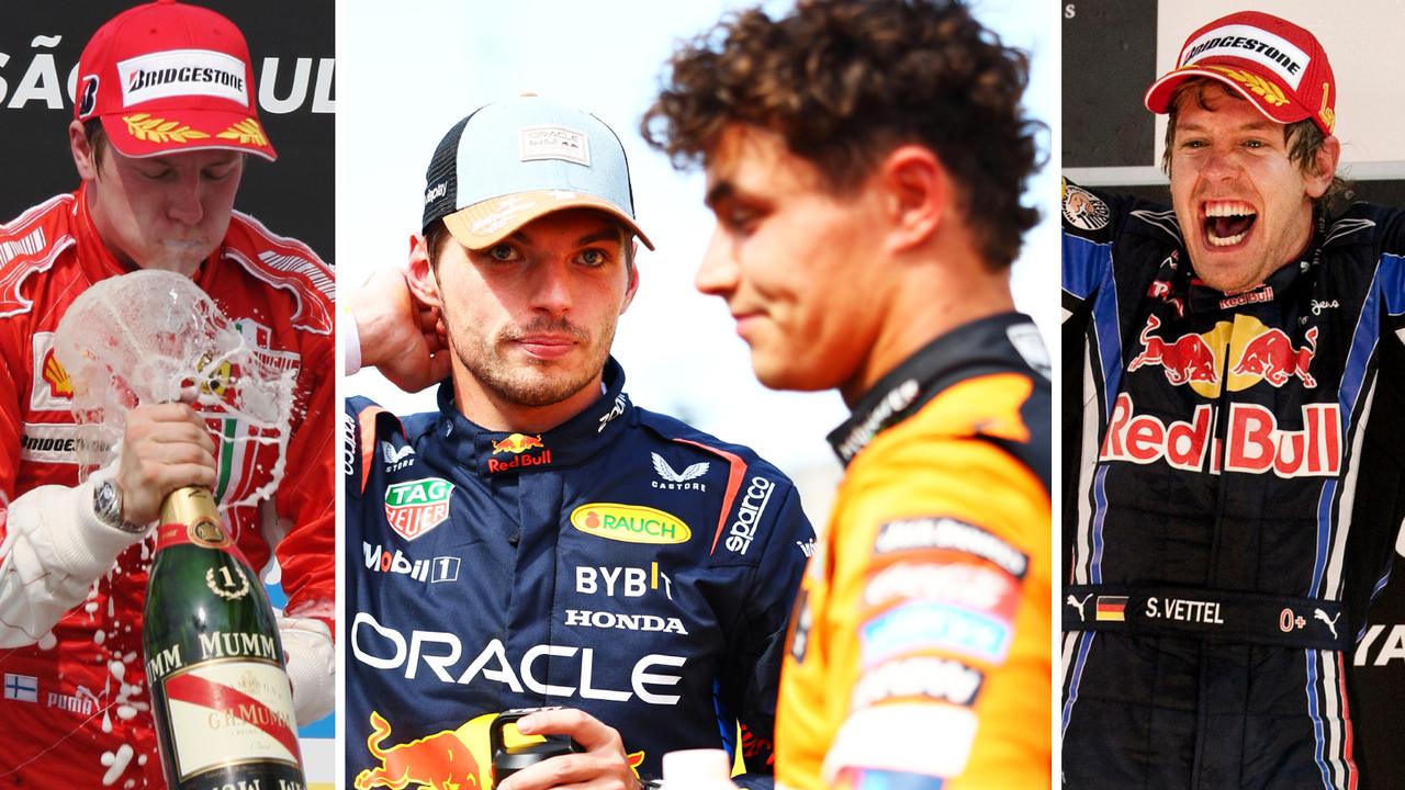 Lando Norris and Max Verstappen