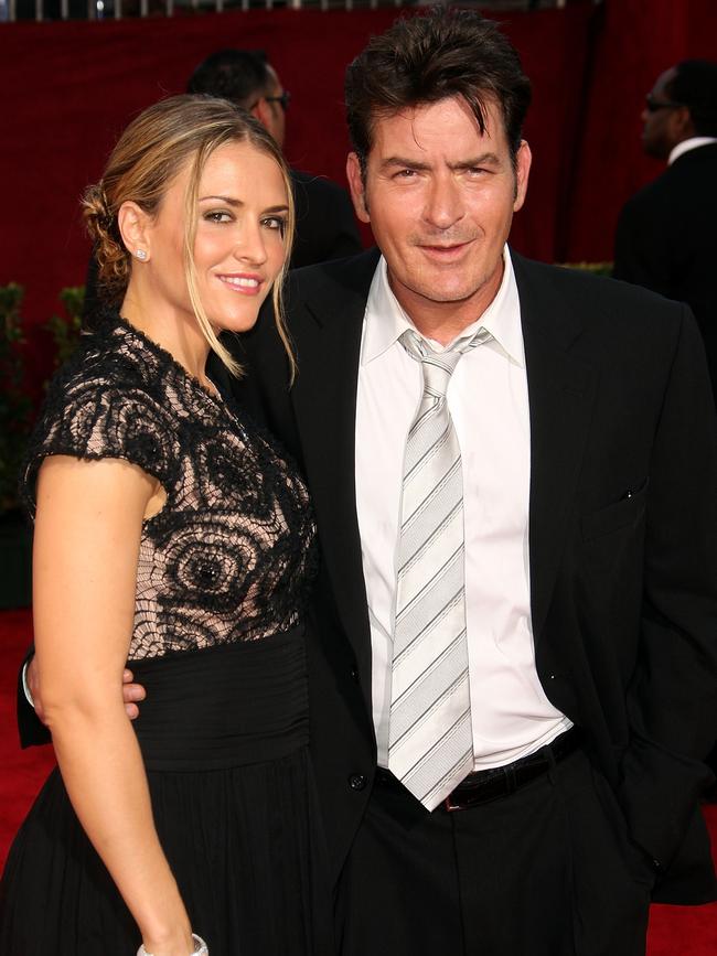 Charlie Sheen and Brooke Mueller called it quits in 2010. Picture: Getty Images