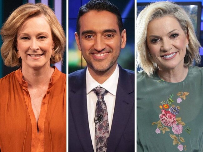 Presenters who will be on the federal election coverage.