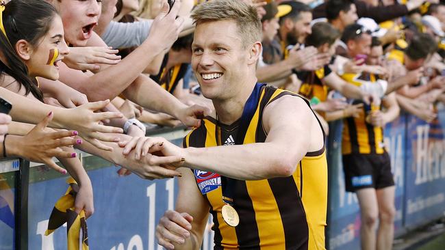 Sam Mitchell now has a Brownlow Medal to add to his trophy cabinet. Picture: Wayne Ludbey