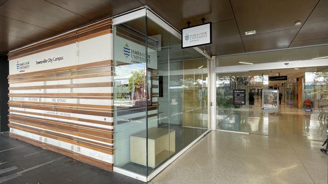 The James Cook University city campus in City Arcade.