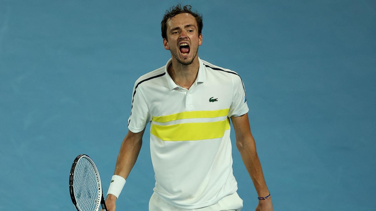 Daniil Medvedev has got involved in the mind games too. (Photo by Brandon MALONE / AFP)