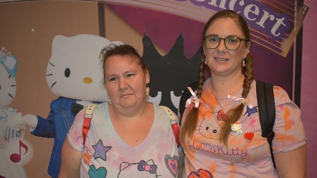 Vanessa Bournes and Shawncy Bate at Hello Kitty’s Symphony Concert in Brisbane, Australia. Photos: Georgie Walker.