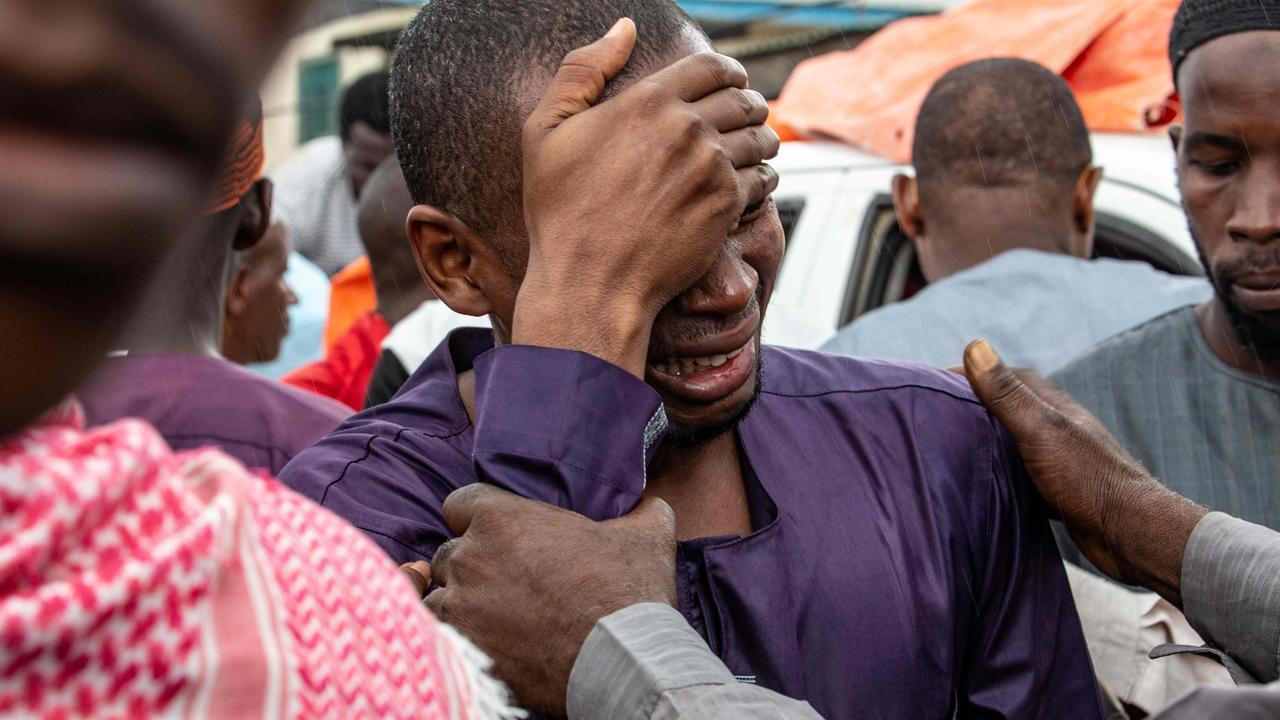 The victims were buried swiftly in a collective ceremony in the Muslim tradition.