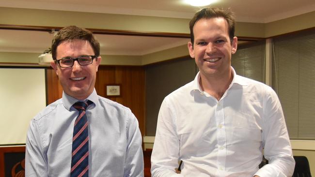 David Littleproud with Matt Canavan in 2016.