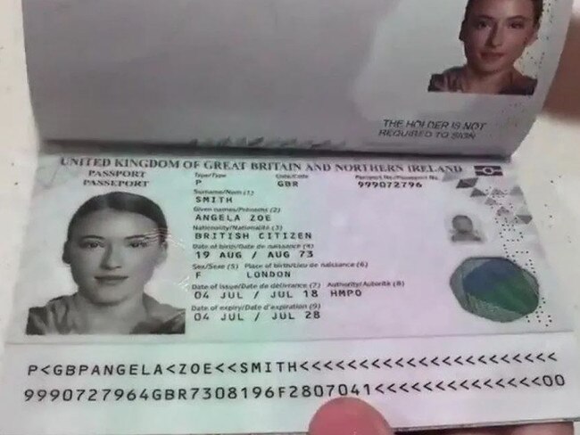 The new-look UK passport. Picture: Home Office