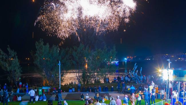 Fireworks at the 2018 Gold Coast Show